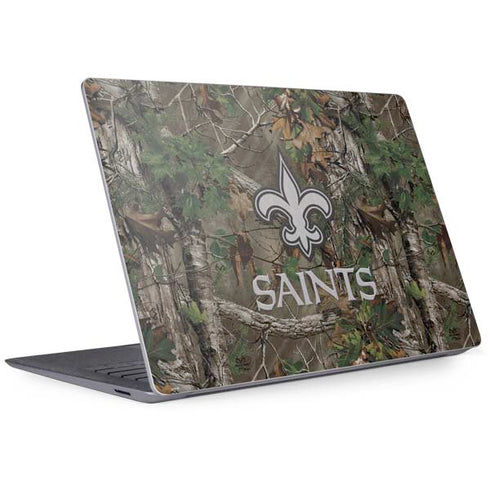 NFL New Orleans Saints Realtree Xtra Green Camo Surface Laptop 3 13.5in Skin