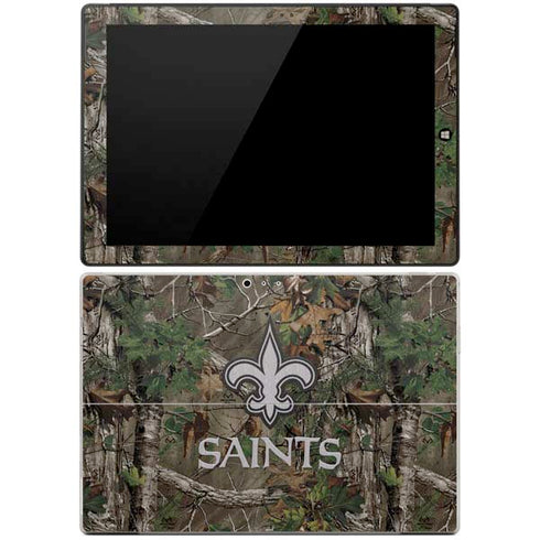NFL New Orleans Saints Realtree Xtra Green Camo Surface Pro 3 Skin