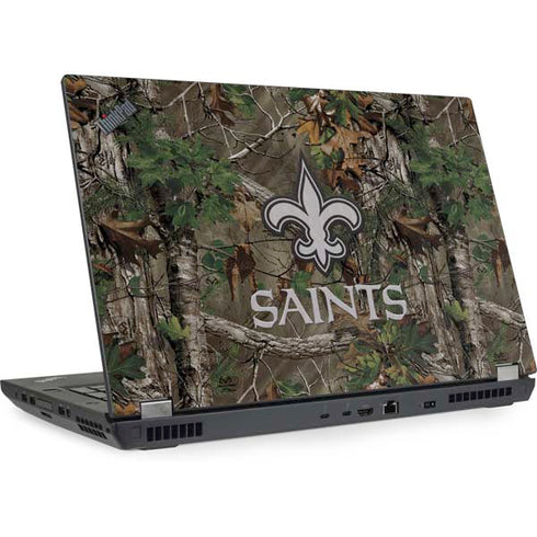 NFL New Orleans Saints Realtree Xtra Green Camo Lenovo ThinkPad Skin