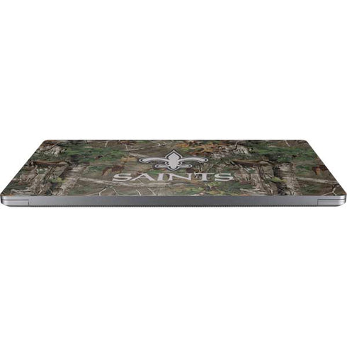 NFL New Orleans Saints Realtree Xtra Green Camo Universal Laptop 16.6in (13.4 x 9.7in) Skin