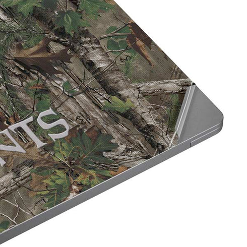 NFL New Orleans Saints Realtree Xtra Green Camo Universal Laptop 18in (14.6 x 10.6in) Skin