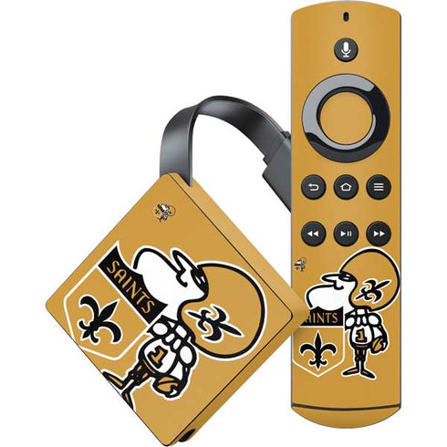 NFL New Orleans Saints Retro Logo Amazon Fire TV Skin