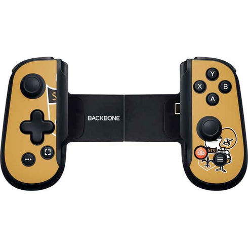 NFL New Orleans Saints Retro Logo Backbone One for iPhone Game Controller Skin