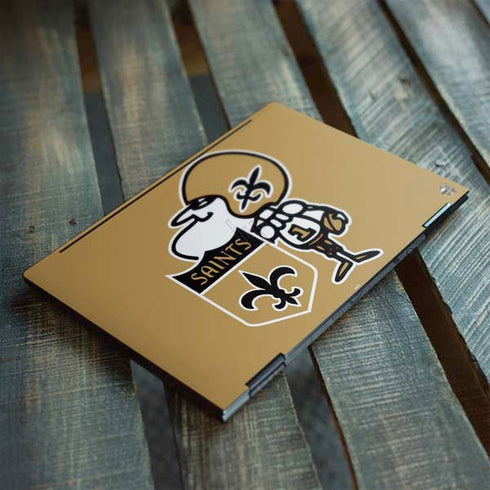 NFL New Orleans Saints Retro Logo HP Envy Skin