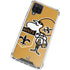 NFL New Orleans Saints Retro Logo Galaxy A12 Clear Case