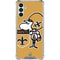 NFL New Orleans Saints Retro Logo Galaxy A13 5G Clear Case