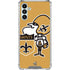 NFL New Orleans Saints Retro Logo Galaxy A13 5G Clear Case