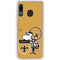 NFL New Orleans Saints Retro Logo Galaxy A20 Clear Case