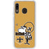 NFL New Orleans Saints Retro Logo Galaxy A20 Clear Case