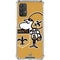 NFL New Orleans Saints Retro Logo Galaxy A32 5G Clear Case