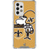 NFL New Orleans Saints Retro Logo Galaxy A53 5G Clear Case