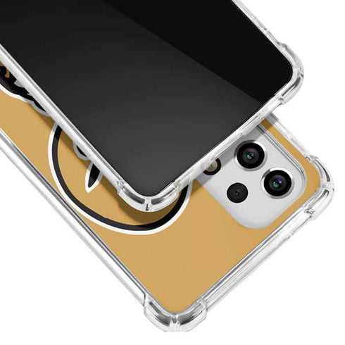NFL New Orleans Saints Retro Logo Galaxy A53 5G Clear Case