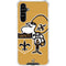 NFL New Orleans Saints Retro Logo Galaxy A54 5G Clear Case