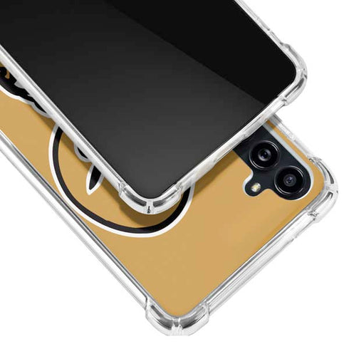 NFL New Orleans Saints Retro Logo Galaxy A54 5G Clear Case