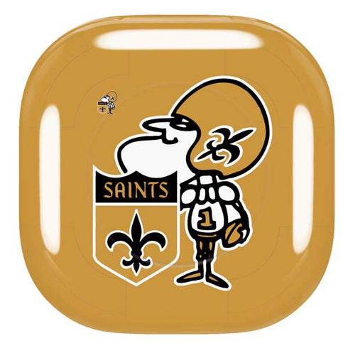 NFL New Orleans Saints Retro Logo Galaxy Buds Pro Skin