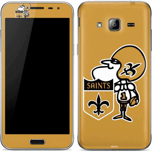 NFL New Orleans Saints Retro Logo Galaxy J3 Skin