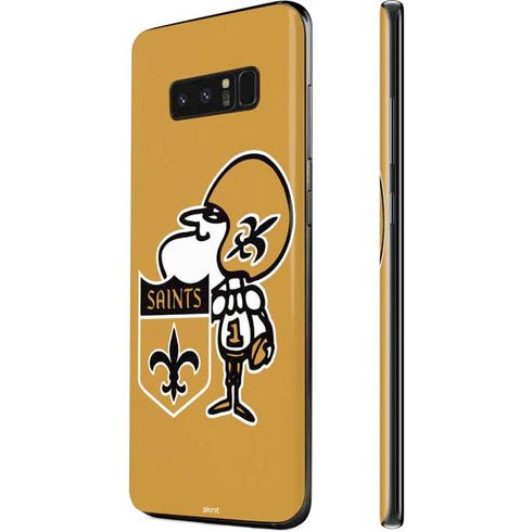 NFL New Orleans Saints Retro Logo Galaxy Note 8 Skin