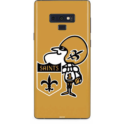 NFL New Orleans Saints Retro Logo Galaxy Note 9 Skin