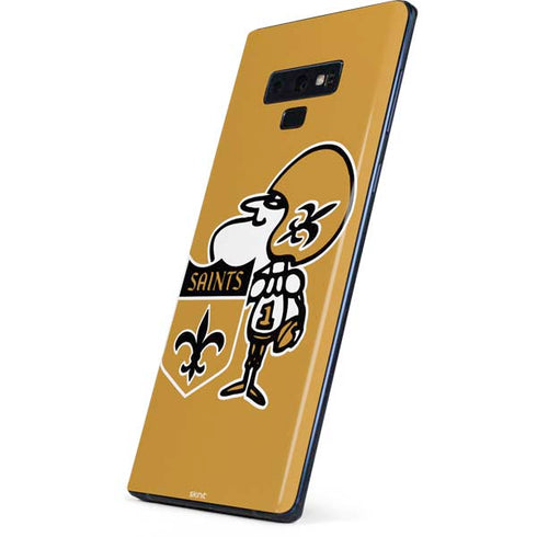 NFL New Orleans Saints Retro Logo Galaxy Note 9 Skin