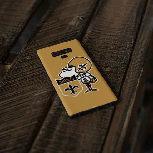 NFL New Orleans Saints Retro Logo Galaxy Note 9 Skin