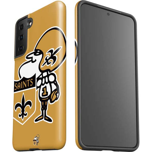 NFL New Orleans Saints Retro Logo Galaxy S21 Plus 5G Pro Case