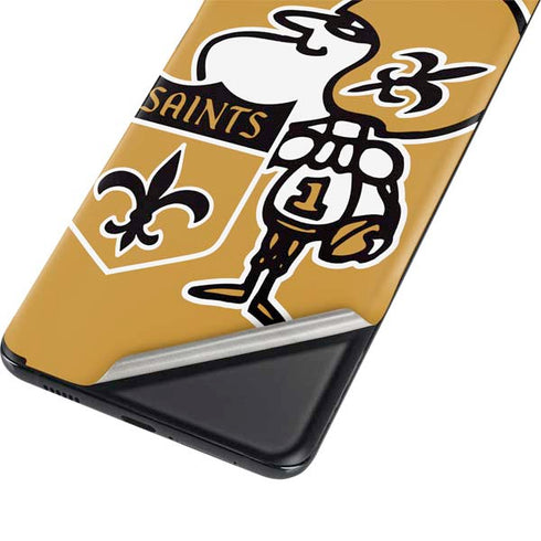 NFL New Orleans Saints Retro Logo Galaxy S21 Plus 5G Skin