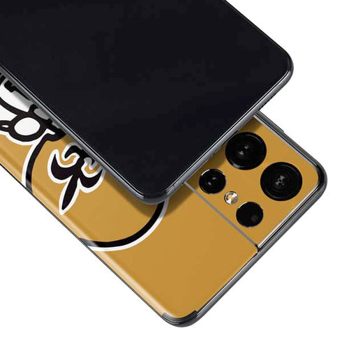 NFL New Orleans Saints Retro Logo Galaxy S21 Ultra 5G Skin