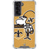 NFL New Orleans Saints Retro Logo Galaxy S22 Clear Case