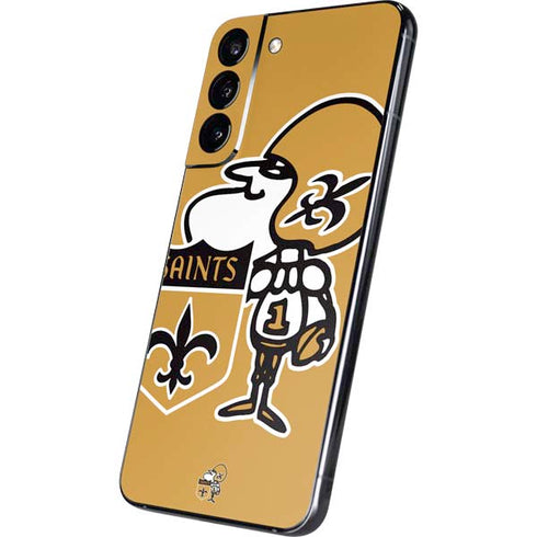 NFL New Orleans Saints Retro Logo Galaxy S22 Plus Skin