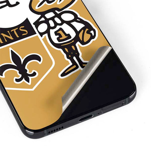 NFL New Orleans Saints Retro Logo Galaxy S22 Plus Skin