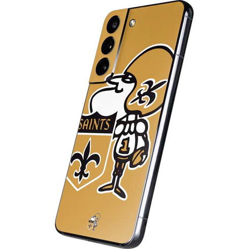 NFL New Orleans Saints Retro Logo Galaxy S22 Skin