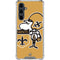 NFL New Orleans Saints Retro Logo Galaxy S23 FE Clear Case