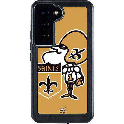 NFL New Orleans Saints Retro Logo Galaxy S23 Waterproof Case