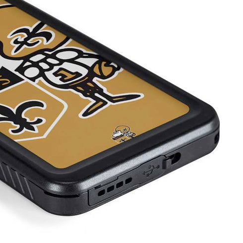 NFL New Orleans Saints Retro Logo Galaxy S23 Waterproof Case