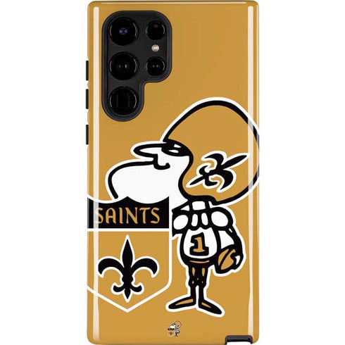 NFL New Orleans Saints Retro Logo Galaxy S24 Ultra Impact Case