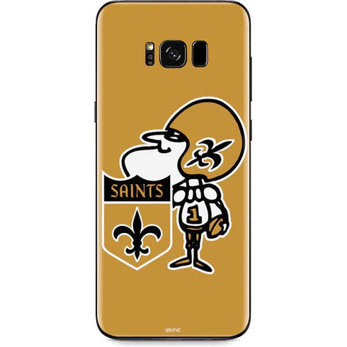NFL New Orleans Saints Retro Logo Galaxy S8 Skin