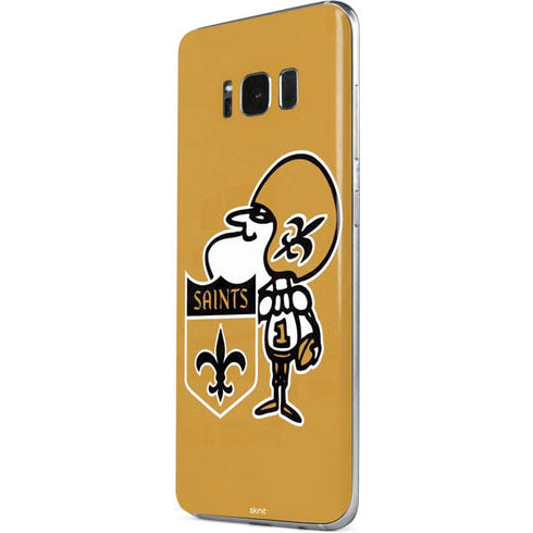 NFL New Orleans Saints Retro Logo Galaxy S8 Skin