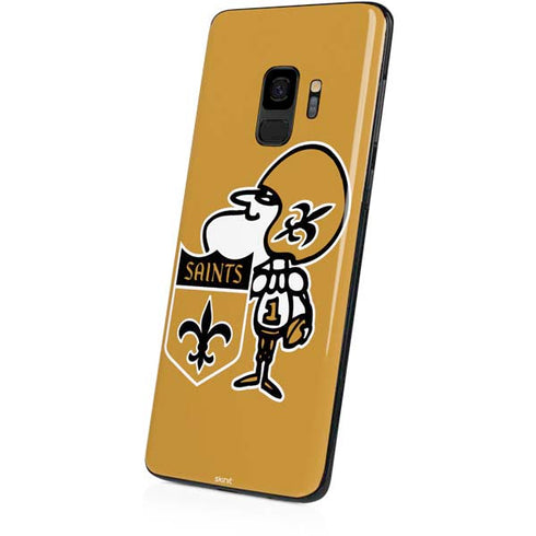 NFL New Orleans Saints Retro Logo Galaxy S9 Skin