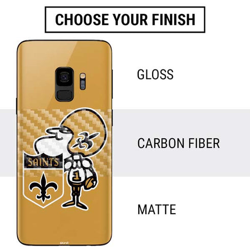 NFL New Orleans Saints Retro Logo Galaxy S9 Skin