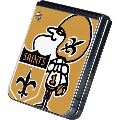 NFL New Orleans Saints Retro Logo Galaxy Z Flip5 5G Skin