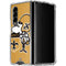 NFL New Orleans Saints Retro Logo Galaxy Z Fold4 5G Clear Case