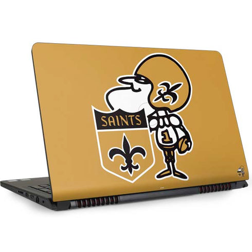 NFL New Orleans Saints Retro Logo Dell Inspiron Skin