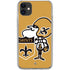 NFL New Orleans Saints Retro Logo iPhone 11 Clear Case