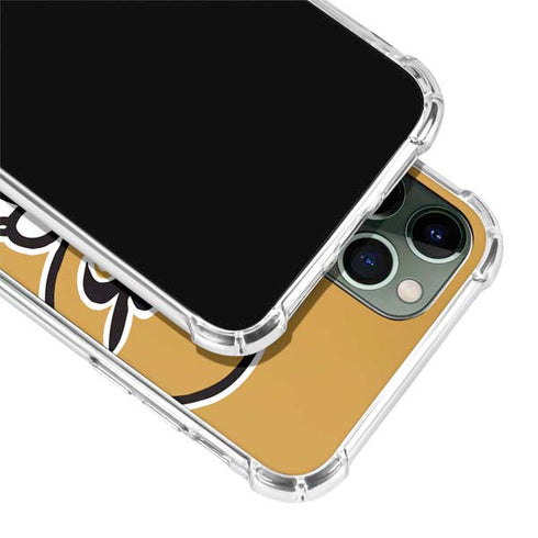 NFL New Orleans Saints Retro Logo iPhone 11 Pro Max Clear Case