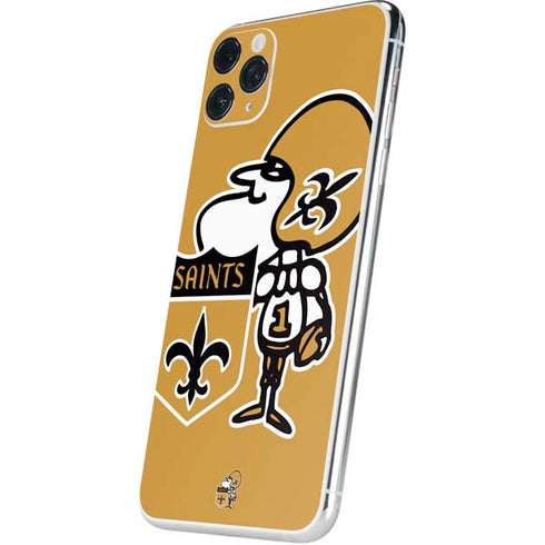 NFL New Orleans Saints Retro Logo iPhone 11 Pro Max Skin