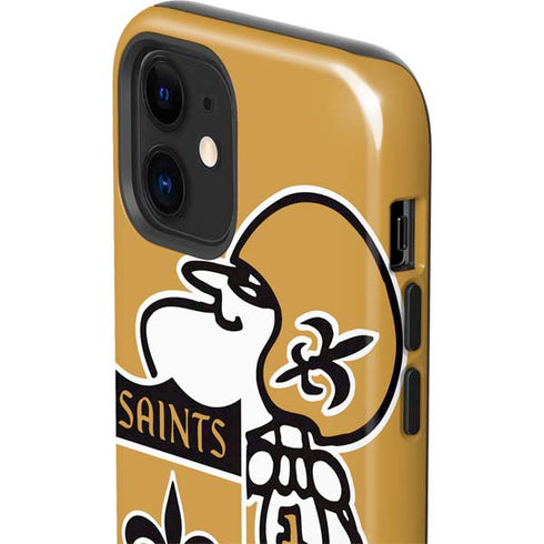 NFL New Orleans Saints Retro Logo iPhone 12 Impact Case