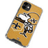 NFL New Orleans Saints Retro Logo iPhone 12 Mini Clear Case