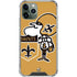 NFL New Orleans Saints Retro Logo iPhone 12 Pro Clear Case