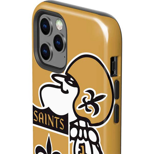 NFL New Orleans Saints Retro Logo iPhone 12 Pro Impact Case