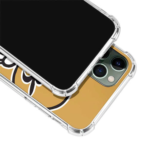 NFL New Orleans Saints Retro Logo iPhone 12 Pro Max Clear Case